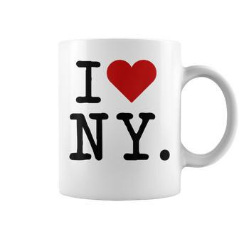 Love New York Heart Love Ny New York Love Nyc Coffee Mug - Seseable