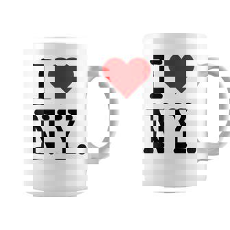 Love New York Heart Love Ny New York Love Nyc Coffee Mug - Seseable
