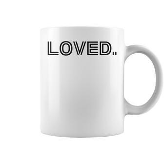 Loved Self-Love For Men & Child Digital Love Sign Coffee Mug | Mazezy
