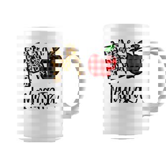 M De Maestra Leopard Apple Red Plain Coffee Mug | Mazezy