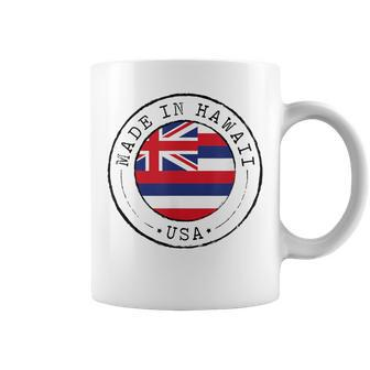 Made In Hawaii Vintage State Flag Hi Coffee Mug | Mazezy