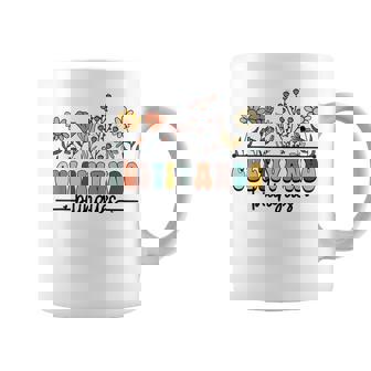 Maestra Wild Flowers Cultivando Bilingues Spanish Teacher Coffee Mug - Seseable