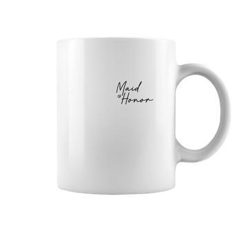 Maid Of Honor Gifts For Wedding Day Proposal Matron Of Honor Coffee Mug - Monsterry