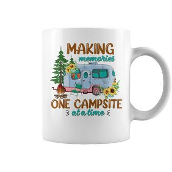 Making Memories One Campsite At A Time Camping Coffee Mug | Mazezy