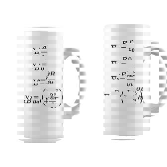Maxwell's Equations Differential Form Cool Geeks T Coffee Mug | Mazezy
