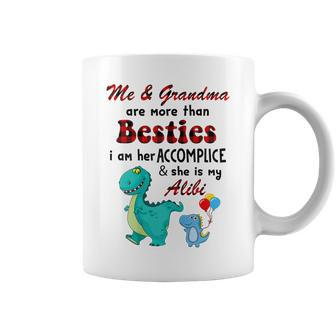Me & Grandma Are More Than Besties Dinosaur Mothers Day Coffee Mug - Thegiftio UK