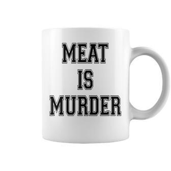 Meat Is Murder Vegan Vegetarian Coffee Mug | Mazezy