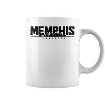 Memphis Skyline Tennessee Tn Pride Vintage Coffee Mug | Mazezy