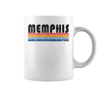 Memphis Tx Hometown Pride Retro 70S 80S Style Coffee Mug | Mazezy