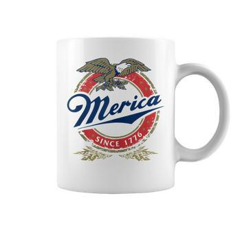 Merica Since 1776 Tank Funny 4Th Of July Merica Since 1776 Coffee Mug - Seseable