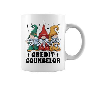 Merry Christmas Santa Gnome Xmas Credit Counselor Coffee Mug | Mazezy