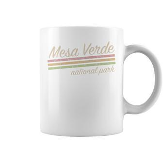 Mesa Verde National Park Retro Vintage Coffee Mug | Mazezy