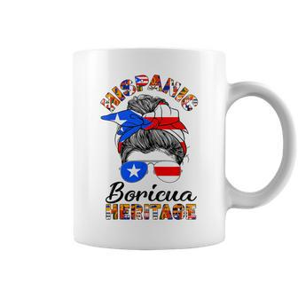 Messy Boricua National Hispanic Heritage Month Puerto Rico Coffee Mug - Monsterry AU