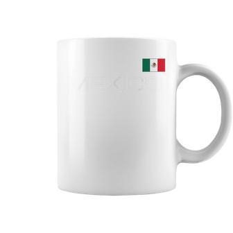 Mexico Flag Mexican Athletic Sports Jersey Style Coffee Mug - Seseable