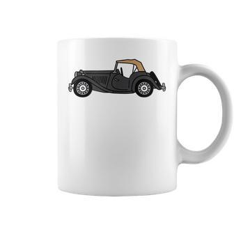Mg Td Mgtd Black Dark Gray Car Classic Roadster Gray Funny Gifts Coffee Mug | Mazezy