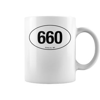 Missouri Area Code 660 Oval State Pride Coffee Mug | Mazezy