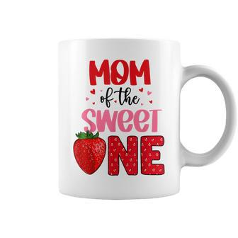 Mom Of The Sweet One Strawberry Birthday Family Party Coffee Mug | Mazezy