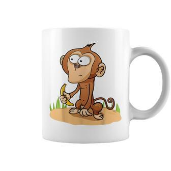 Monkey Grivet Rhesus Macaque Crab-Eating Macaque Coffee Mug | Mazezy