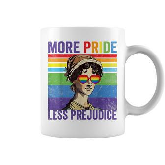 More Pride Less Prejudice Pride Month Funny Coffee Mug - Seseable