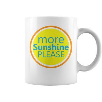 More Sunshine Please Coffee Mug - Thegiftio UK