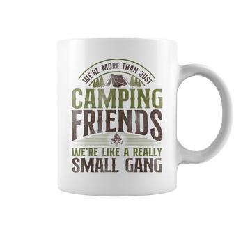 More Than Just Camping Friends Small Gang Tent Family Coffee Mug - Thegiftio UK