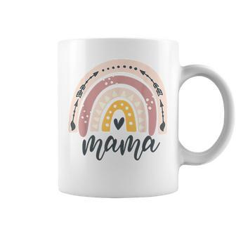 Mothers Day Boho Rainbow Mama Mom Mommy New Mom Coffee Mug - Thegiftio UK