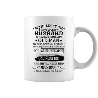 My Grumpy Old Husband Was Born In September Coffee Mug | Mazezy