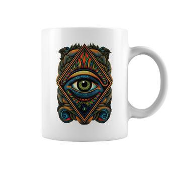 Mystical Gaze Third Eye Coffee Mug | Mazezy