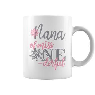 Nana Of Little Miss Onederful 1St Birthday Family Party Coffee Mug | Mazezy UK