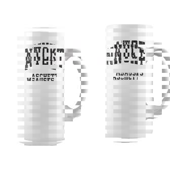 Nantucket Massachusetts Ma Vintage Athletic Sports Design Massachusetts Gifts And Merchandise Funny Gifts Coffee Mug | Mazezy