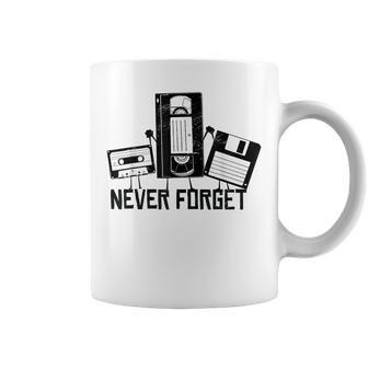 Never Forget Vintage Retro Cassette Tape 90S 80S Gift Coffee Mug | Mazezy