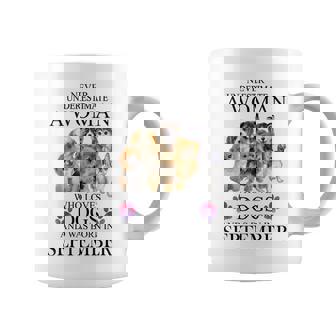 Never Underestimate A Woman Who Loves Dog Born In September Coffee Mug | Mazezy