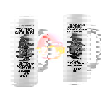 Never Underestimate An Old July Man Who Loves Hot Rods Coffee Mug - Seseable