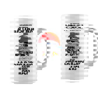 Never Underestimate An Old Man Drag Racing Born In March Coffee Mug - Seseable