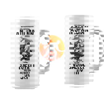 Never Underestimate An Old Man Who Loves Baseball July Coffee Mug - Seseable