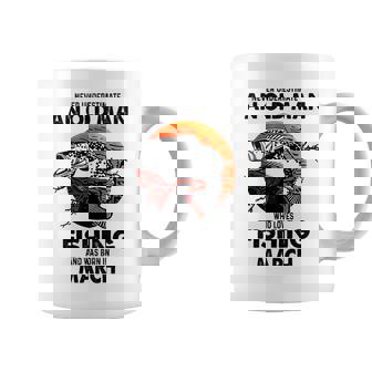 Never Underestimate An Old Man Who Loves Fishing March Coffee Mug - Seseable