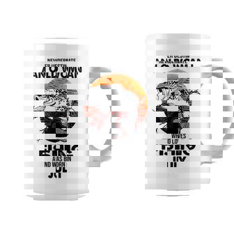 Never Underestimate Old Woman Loves Fishing Born In July Coffee Mug - Seseable