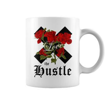 Make Some Noise & Get Some Power Cool Floral Roses Coffee Mug | Mazezy
