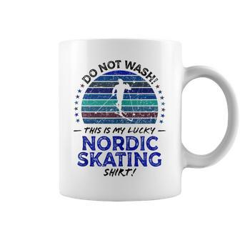 Nordic Skating Skater Quote Graphic Coffee Mug | Mazezy