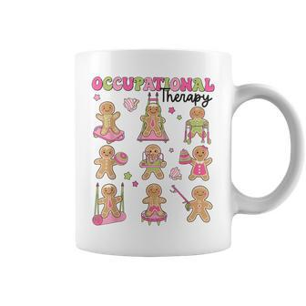 Occupational Therapy Ot Ota Christmas Gingerbread Xmas Coffee Mug - Seseable