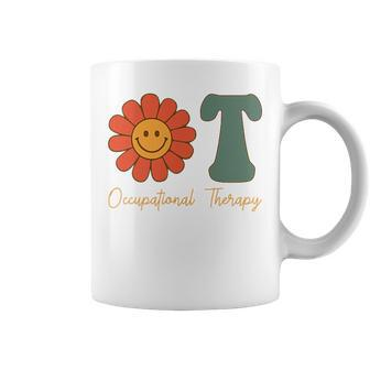 Occupational Therapy -Ot Therapist Ot Month Groovy Retro Coffee Mug - Monsterry CA