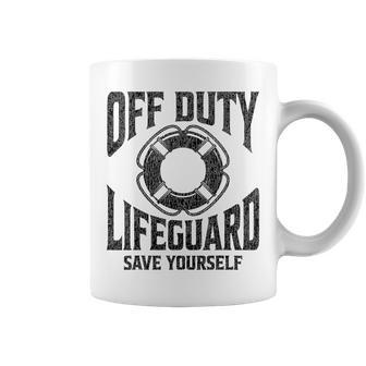 Off Duty Lifeguard Save Yourself Lifeguard For & Women Coffee Mug | Mazezy