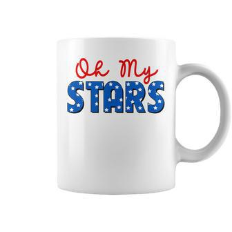 Oh My Stars 4Th Of July Independence Memorial Day Patriotic Coffee Mug | Mazezy