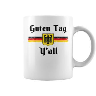 Oktoberfest German Flag Eagle Prost Guten Tag Y'all Fun Coffee Mug | Mazezy