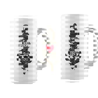 Old School Anchor Quote Cute Hes My Anchor Love Sailor Coffee Mug | Mazezy