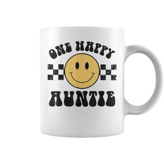One Happy Dude 1St Birthday One Cool Auntie Family Matching Coffee Mug - Seseable