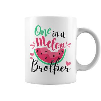 One In A Melon Brother Summer Birthday Party Matching  Coffee Mug