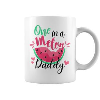 One In A Melon Daddy Summer Birthday Party Matching Family Coffee Mug | Mazezy DE