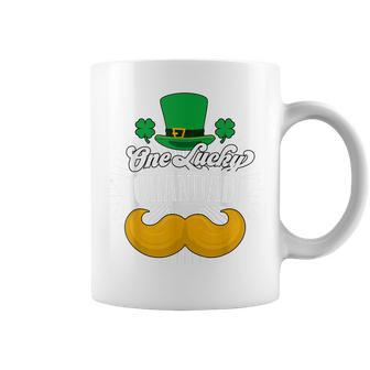 One Lucky Grandad Irish Proud Dad Grandpa St Patricks Day Gift For Mens Coffee Mug | Mazezy