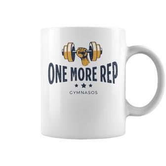 One More Rep - Funny Gym Sayings And Motivational Quotes Coffee Mug | Mazezy